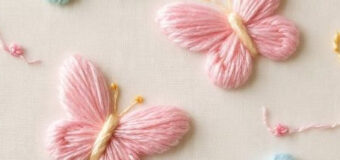 Jak vyšít motýlka krok za krokem